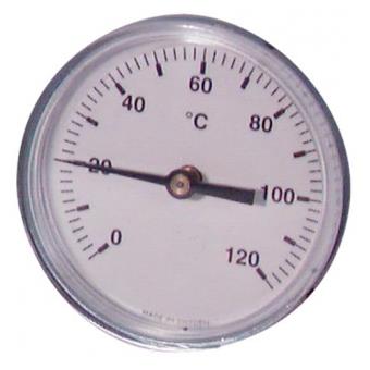 Thermomètre Capillaire Rond 2037 - Pour Chaudière Et Chauffage - Neuf Sous Boîte
