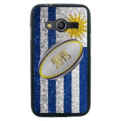 Coque Souple en gel pour Samsung Galaxy Trend 2 Lite avec impression ballon de rugby et drapeau de l