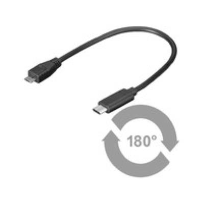 Usb3.1 superspeed 0.2m m-m usb 2.0 micro b - usb 3.1 c microconnect usb3.1camb02