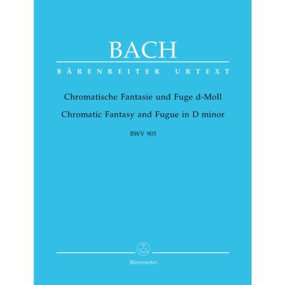 Partitions classique BARENREITER BACH J.S. - CHROMATIC FANTASY AND FUGE D MINOR BWV 903 - PIANO Clavecin