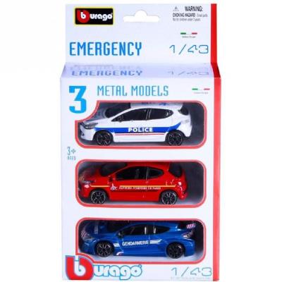 BBURAGO 1/43 COLLECTION EMERGENCY - PACK