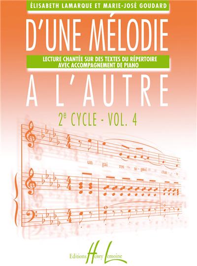 D'UNE MELODIE A L'AUTRE VOL 4