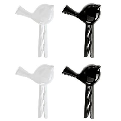 TÜTENCLIP PI:P 4ER-SET,SORTIERT SOLID SCHWARZ/WEIß