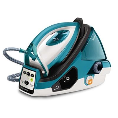 Tefal Pro Express Care GV9070 - Centrale vapeur avec fermeture automatique - semelle : Autoclean - 2400 Watt - blanc/vert