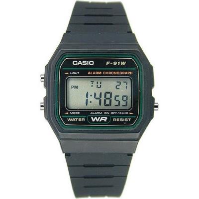 Montre Homme Casio F-91W-3Sdg Noir