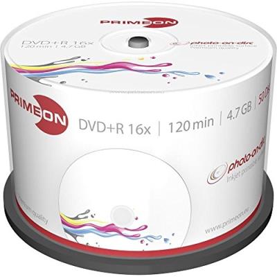 Primeondisque dvd+r2761226 50 pc(s) 4.7 go 120 min