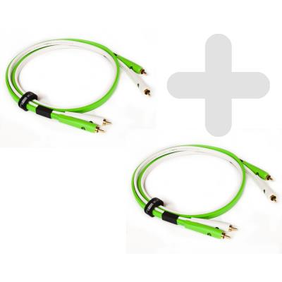 Accessoires guitares OYAIDE OY-D+BRCADUO1M Câble RCA