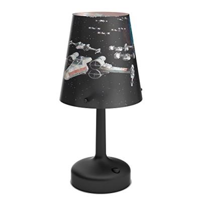 Philips 718883016 star wars spaceships lampe de chevet portable à piles led plastique noir 26 x 10 x 10 cm