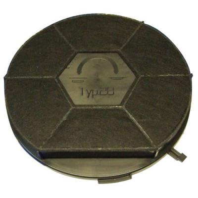 WHIRLPOOL  Filtre Charbon &oslash; 240 M/m Hauteur 34 M/m Ref: 480181701006