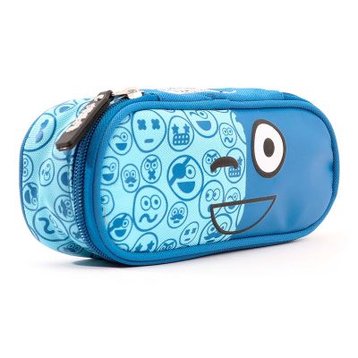 SPIRIT - Esprit Emoticons étui bleu crayon ovale