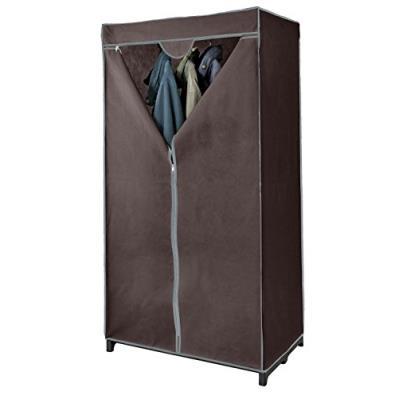 Domopak living penderie en tissu non tissé uni marron