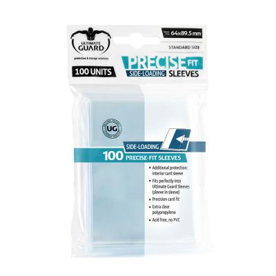 Ultimate Guard - 100 Pochettes Side-Loading Precise-Fit Sleeves Standard Transparent