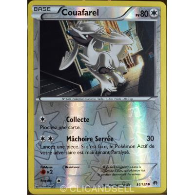 Acheter carte Pokémon 95/122 Couafarel 80 PV - REVERSE XY - Rupture Turbo NEUF FR État correct - 16,00 € carte Pokémon 95/122 Couafarel 80 PV - REVERSE XY - Rupture Turbo NEUF FR État correct - Pokémon reconditionné disponible sur Fnac