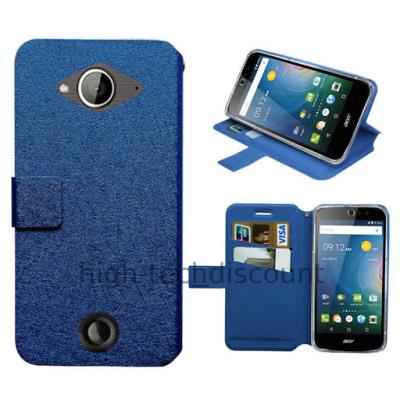 Housse etui coque pochette portefeuille pour Acer Liquid Z530 - BLEU