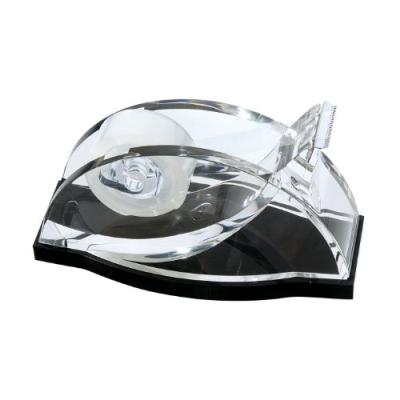 Wedo Transparent 0609001 Acryl Exklusiv Dévidoir De Ruban Adhésif Noir