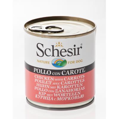 Meilleurs prix pour Schesir Thon avec carottes en gelée pour chien 16 x 285 g