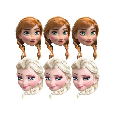 Masques Disney Frozen Anna and Elsa - 6 Pack