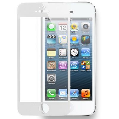 iPhone 5 Film Verre Trempé 0.4mm 9H Blanc