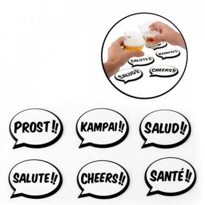 Sous-verres x6 globe
