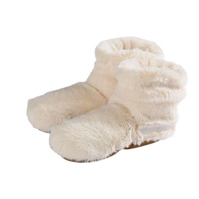 chaussons chauffants dames crème taille 37-42
