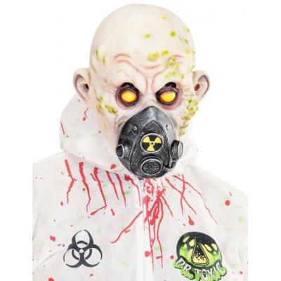 Masque de biologiste zombie adulte