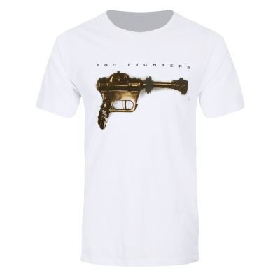 Foo Fighters T-Shirt Ray Gun Homme Blanc - Taille M