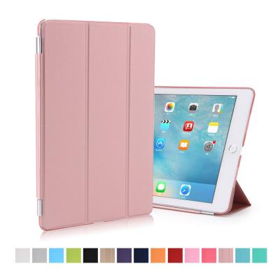 Etui en PU 2 en 1 trois plis Back pour iPad pro 9.7 pouces - Rose Gold
