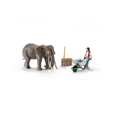 Schleich - 41409 - accessoire pour figurine - kit de soin pour éléphants