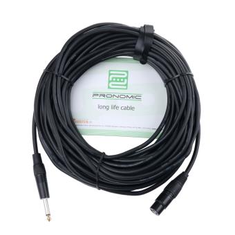 Pronomic Stage Xfj 20 Cable Micro Xlr Jack 20m Noir Accessoire Instruments De Musique Top Prix Fnac
