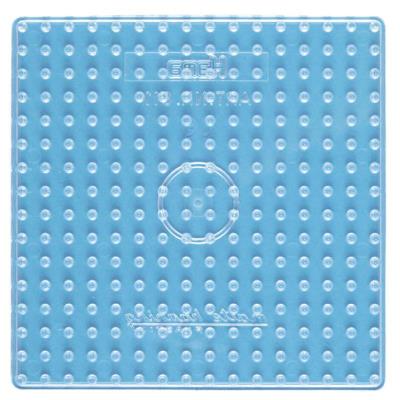 Plaque transparente carré - pour grosses perles Ø10 mm (MAXI)