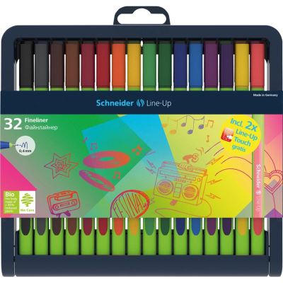 Schneider Feutre Fineliner Line-Up 0,4 &Eacute;tui Chevalet Box 32