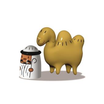 Alessi - Amir & camelus - Set de 2 figurines AMGI23SET - 1