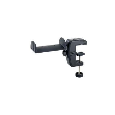 Casques K&M 16085-000-55 SUPPORT DE CASQUE NOIR A CLAMPER Accessoires casques