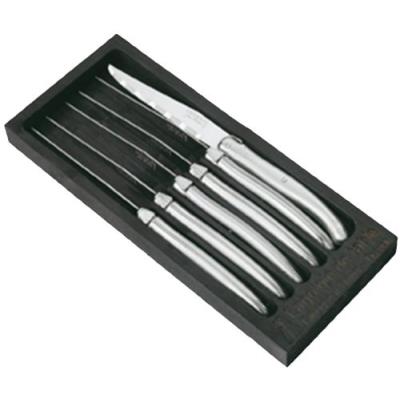 Laguiole jean dubost 99/16111 coffret bois noir 6 couteaux à steak