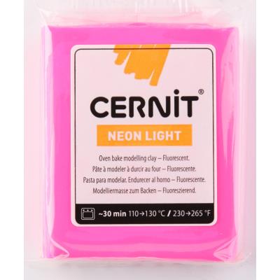Pâte Cernit Néon - 56 g - Fuchsia (922) - Cernit