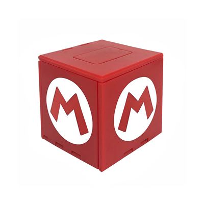 Boîte de Rangement jeux Nintendo Switch HAOBUY Carré - Mario rouge