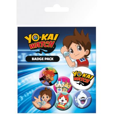 Set de badges Yokai Watch Mix