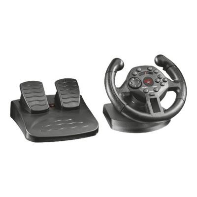Trust GXT 570 Compact - Stuur en pedalen-set - met bekabeling - voor PC, Sony PlayStation 3