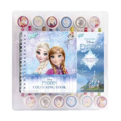 Totum jeu de couleurs Disney Frozen 24 x 22 cm junior 25 pièces