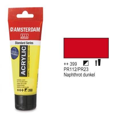 Amsterdam acrylique couleur 120ml tube naphthol rouge profond talens 21164399