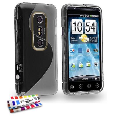 Coque Souple ORIGINALE Ultra Fine Transparent , Le S,  Premium de MUZZANO pour HTC EVO 3D