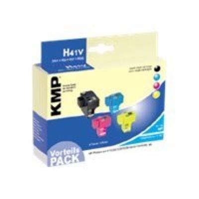 KMP H41V - 4 - kleur (cyaan, magenta, geel, zwart) - inktcartridge (alternative for: HP 363)