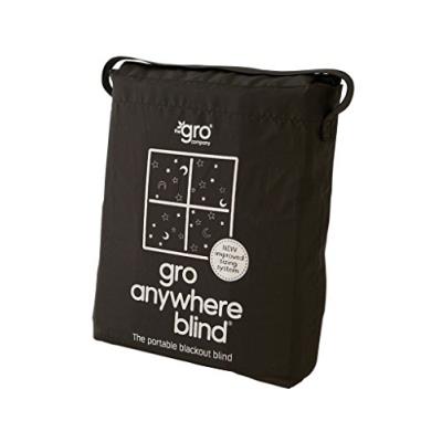 Grobag gro-anywhere blind rideau motif stars and moon noir