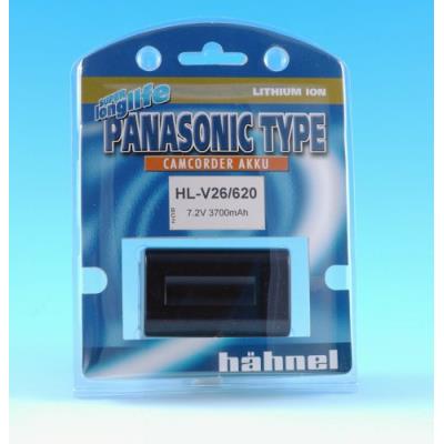 Hahnel Batterie Li-Ion Equivalente Panasonic CGA-V26/620 7,2 V 4000 mAh