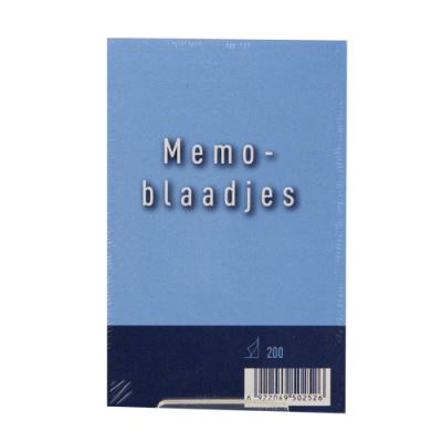Bloc-notes avec 200 feuilles 9x14cm