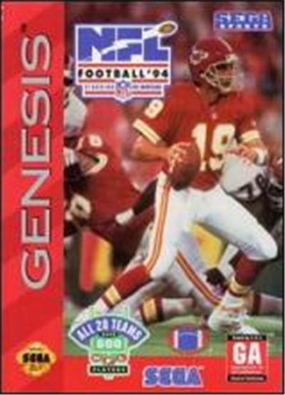 Sega Nfl Football '94 Starring Joe Montana