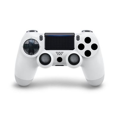 Manette PS4 Gamepad sans Fil Vormor avec Double Vibration Moteur - Blanc