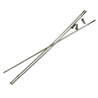 Zipp cx ray spokes and nipples silver 236mm straight pull