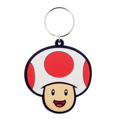 Super Mario Porte-clés Toad 5,5 x 5,5 cm