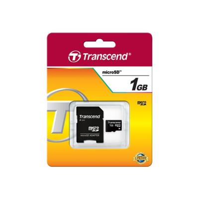 Transcend - flashgeheugenkaart - 1 GB - microSD